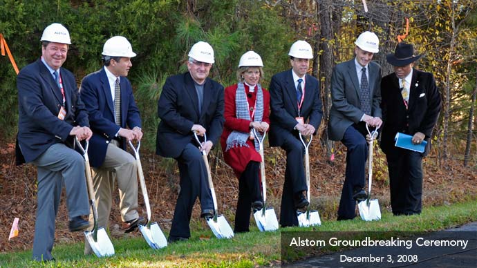 Alstom Groundbreaking Ceremony